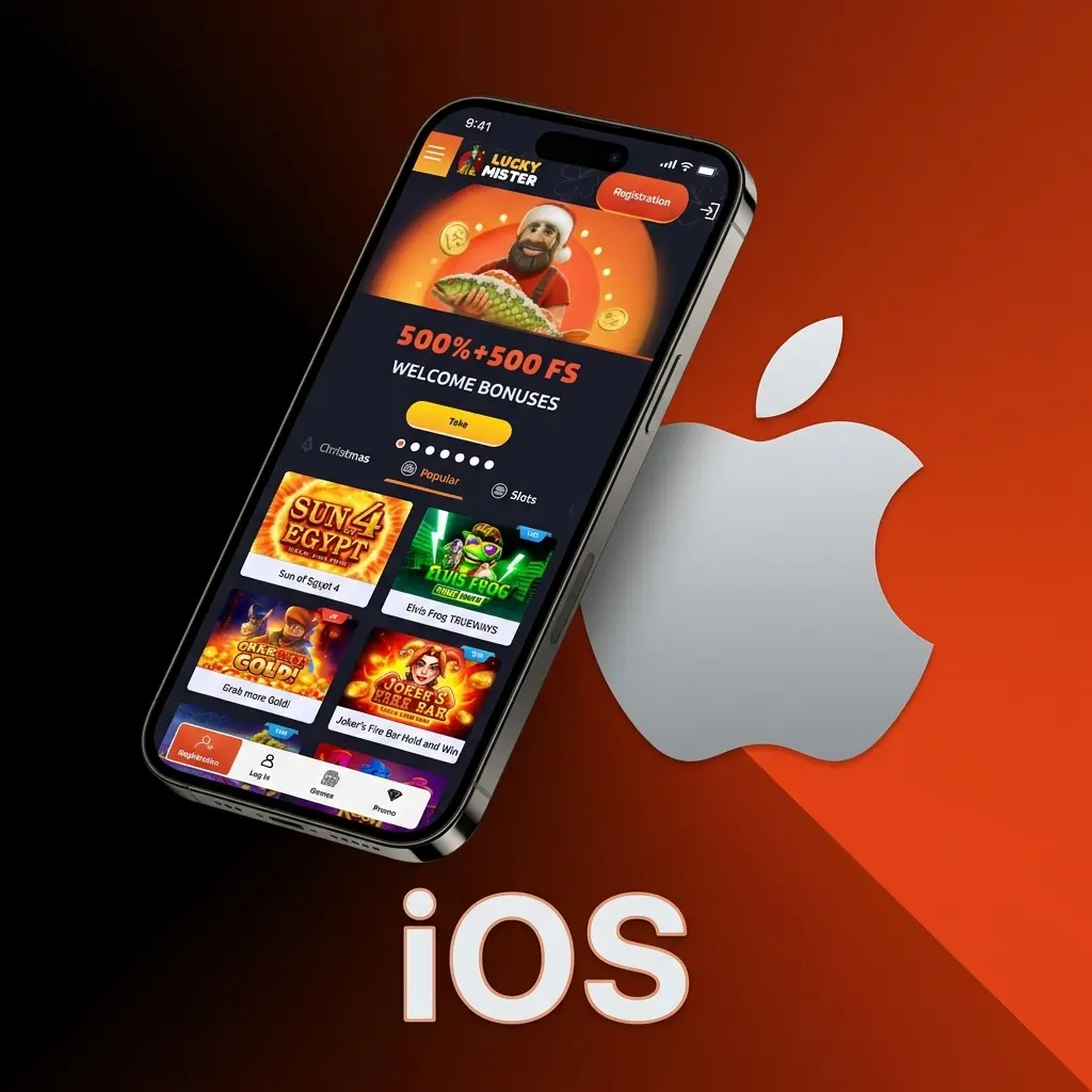 iOS sportsbook and casino app on iPhone and iPad, Face ID or Touch ID login, App Store download and setup steps