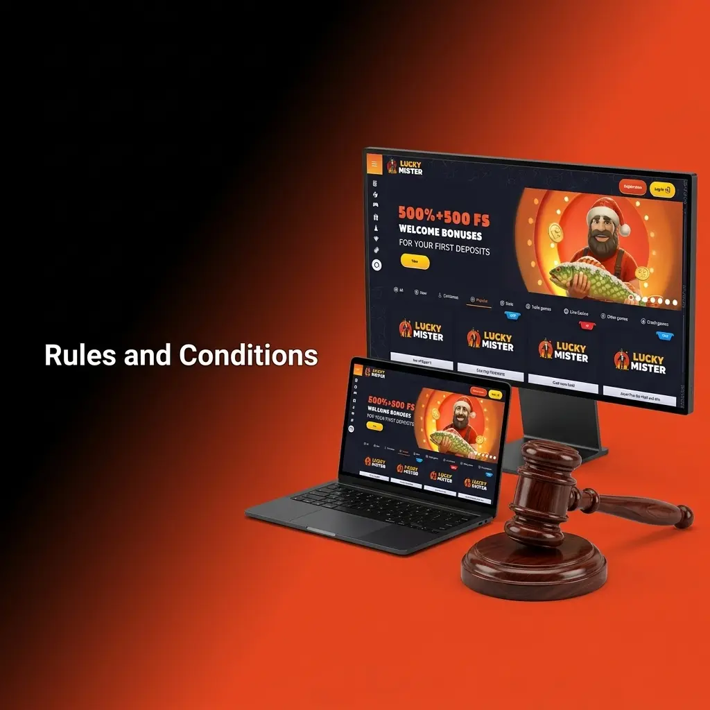 LuckyMister rules and conditions: account limits, verification, bonus wagering, authorised payments, and bet settlement terms