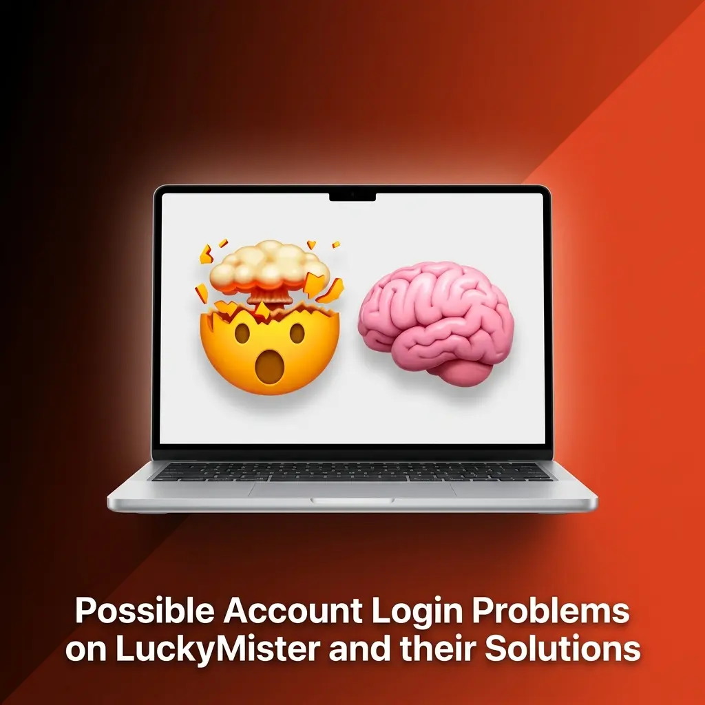 LuckyMister login troubleshooting table showing common account access problems and quick solutions